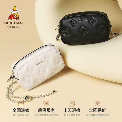 Черная сумка через плечо, модная сумка на одно плечо, цепь, камера, сумка для техники, премиум класс