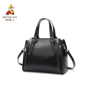 稻草人女包2020新款时尚潮流大容量真皮手提包复古休闲单肩斜跨包