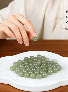 天然和田玉鸿运玛瑙手串
