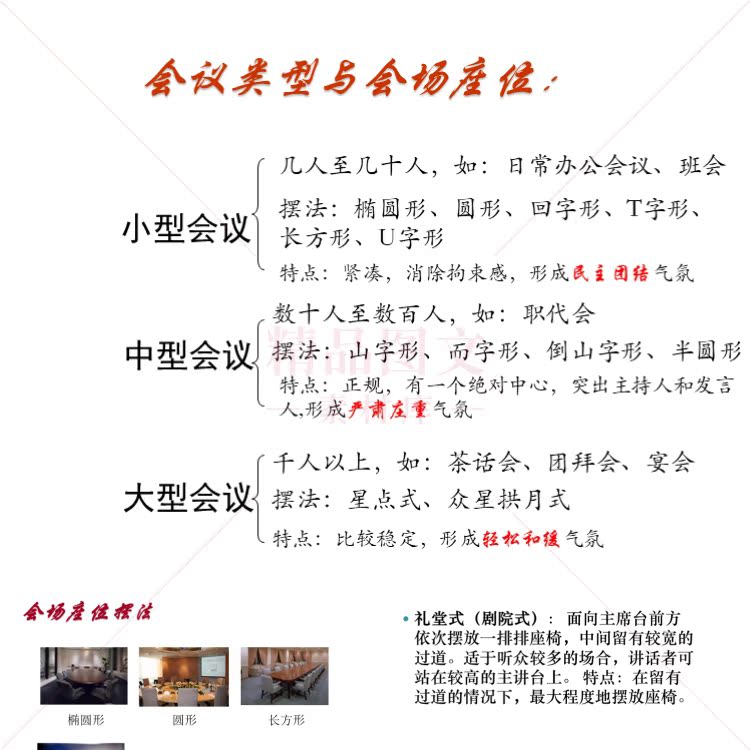 企业职场座次礼仪PPT模板成品会议会场座位摆放安排技巧课件素材-图1