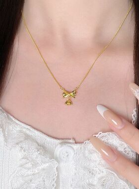 锁骨百搭通勤女风花在逃公主链