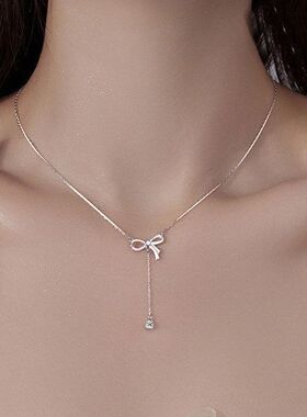 轻奢甜钛高级感钢掉色锁骨水滴