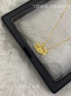 洋气设计简约精致颈链气质项链高级感小天鹅ins优雅轻奢个性小众