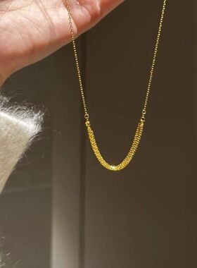 波光粼粼素链轻奢时尚同款瀑布