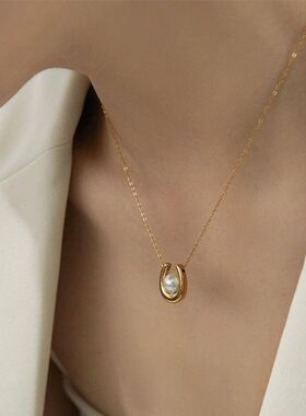 链外贸项链专供复古锁骨女士饰品