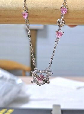 女士项链锁骨新款珂轻生日礼物奢小众里链恋爱爆款心跳