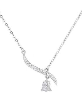 风抗氧化花朵链锁骨女项链赫本