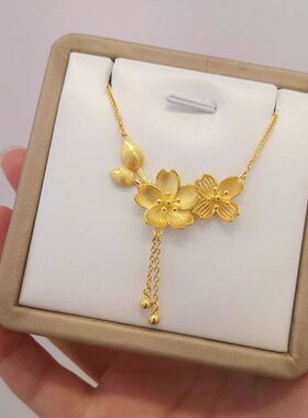 轻奢女链花朵流苏网红时尚气质