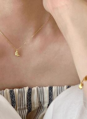 配饰项链可爱同款ins风牛角面包