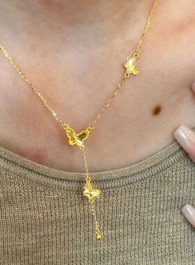 项链轻奢在逃公主颈锁骨气质超仙