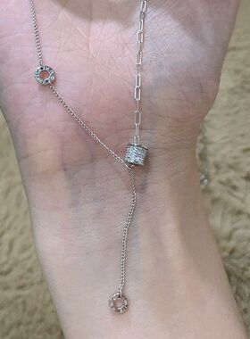 锆满拼接批发小蛮简约腰气质对称