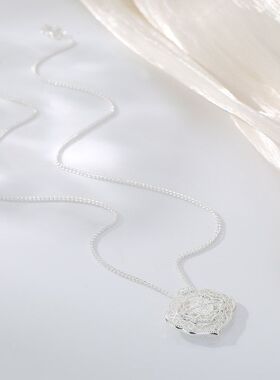 如意镂空新款如意长命锁女项链