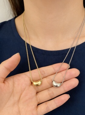 轻奢韩版简约圆圈蛇骨链女项链