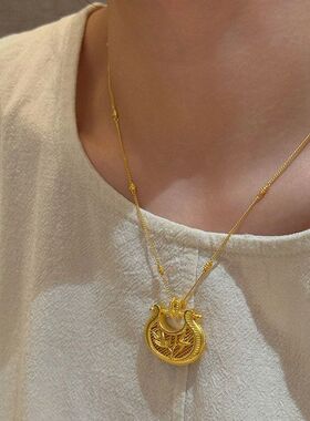 国风代发爆款锦囊锁骨气质链个性