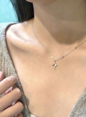 对称个性不链体链新款星芒简约