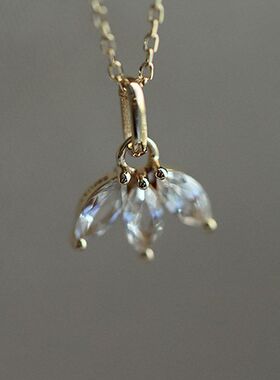 锁骨日韩超闪链简约女小众项链