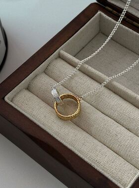 设计锁骨高级项链套装韩系唐草纹