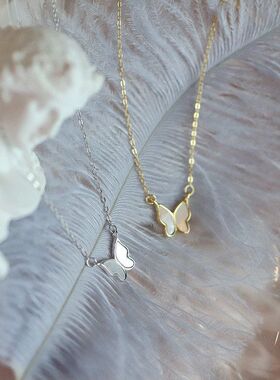 锁骨礼物蝴蝶批发七夕链小众设计