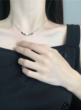 甜美多豆豆简约女锁骨一件米粒