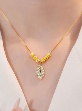 链百搭金枝玉叶转运珠个性红新款