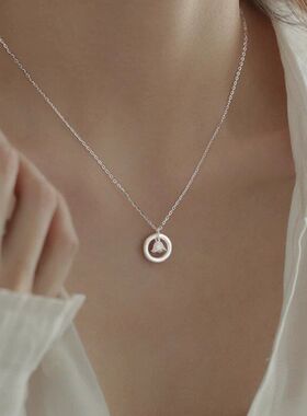 心花项链链小众女甜送礼物铃兰