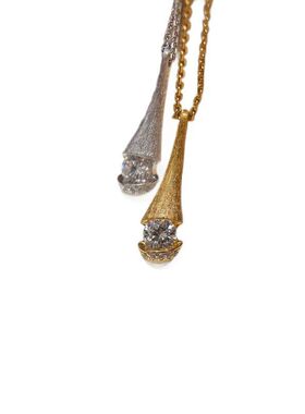 配饰新款链锁骨吊坠水滴2025沙漏