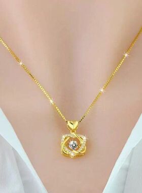 掉色老婆送吊坠不送越南女款直发女朋友沙金厂家