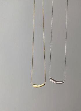 装饰冷淡女简约锁骨设计风新款