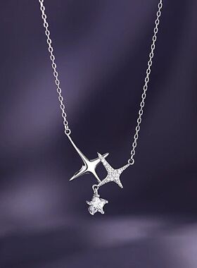 简约女轻秋冬冷淡项链锁骨链ins