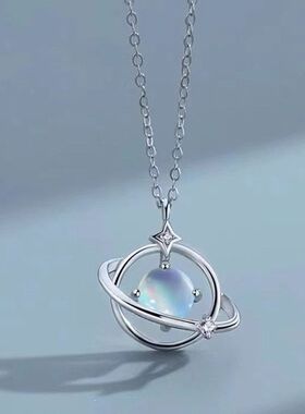 琉璃女小众设计感项链颈链幻彩