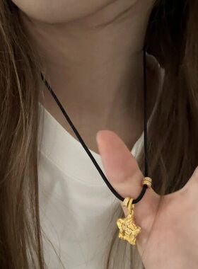 女项链小红书链小众风锁骨星星