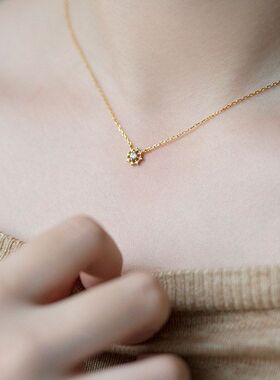 镶雪花女小众网红微韩轻奢锆石