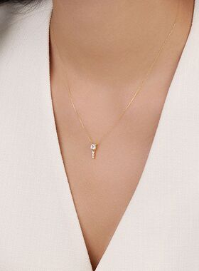 横条项链潮女链小众轻奢极设计