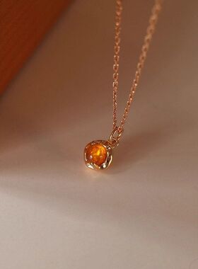 高级感项链时光设计女生锁骨法式