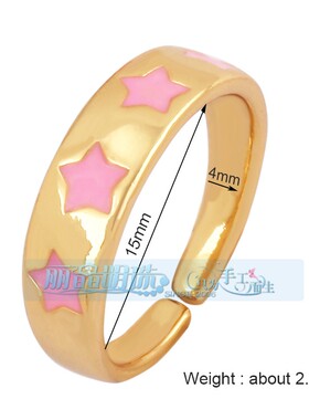 微镶戒指丽晶明珠纯铜欧美欧美