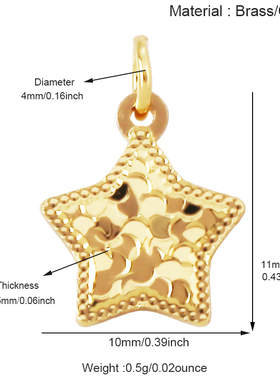 R26 DIY饰品配件 微镶 爱心 星星 蝴蝶 小熊 四叶草 项链 配件
