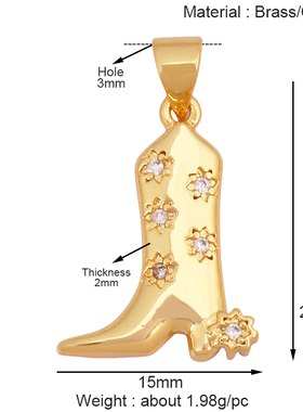 K68 DIY饰品配件 运动 高筒靴子 牛仔帽 拖鞋 高跟鞋 手链挂件