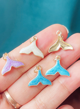 S84 欧美流行海洋生物 海豚 海星 乌龟 小丑鱼 小挂件吊饰