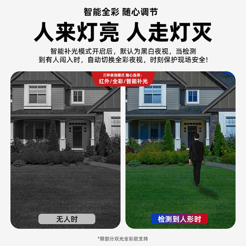 海康威视摄像头800万双光POE臻全彩网络高清监控器摄影头2CD3T87 - 图2