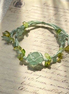 情侣手绳水晶手串招财手链