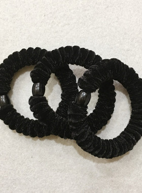 高弹力基础款丝绒加粗耐用发绳