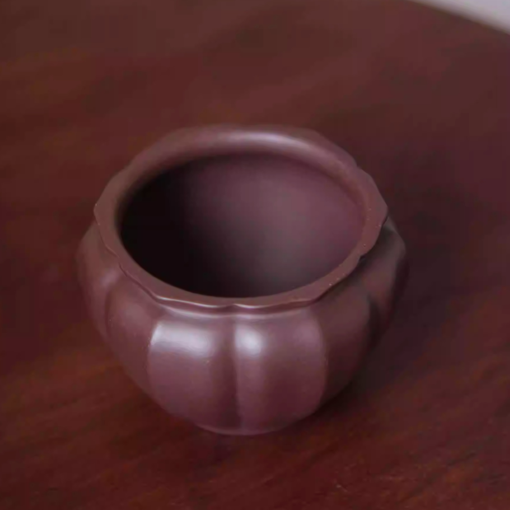 三两茶叙紫砂建水菱影紫泥茶道周边渣斗水缸干泡配件茶台废水水洗 - 图0