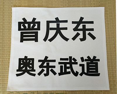 柔道比赛布贴 个性背贴 专业比赛贴柔術设计 柔道服背布 - 图0