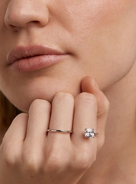欧美热销爆款s925纯银s形开口镶钻个性设计简约百搭戒指