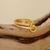 European and American fashion s925 sterling silver four-ring interlocking ring