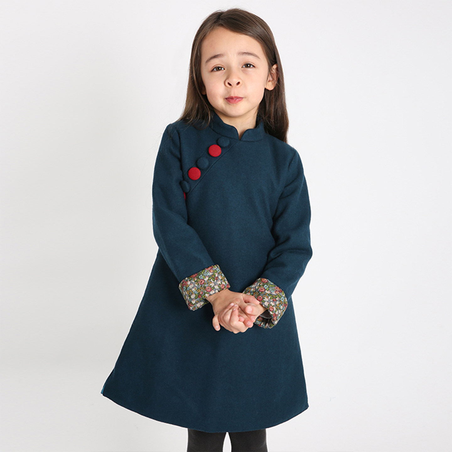 清仓雅童小铺童装女童秋冬连衣裙宝宝公主礼服裙儿童唐装旗袍裙子,淘宝优惠券,粉丝福利购,淘宝优惠卷