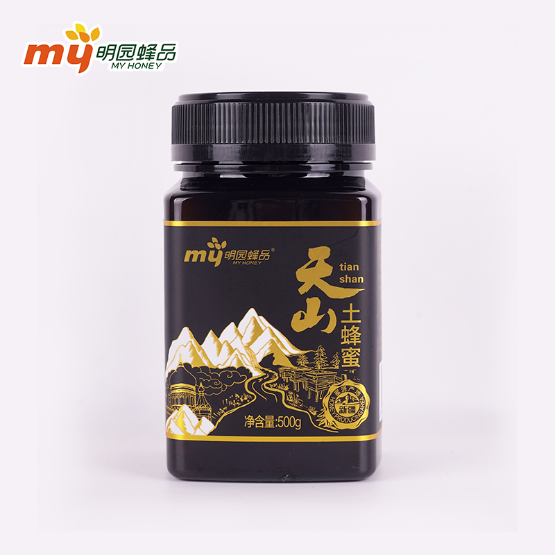 明园蜂品新疆天山土蜂蜜高原蜂蜜百花蜜500g