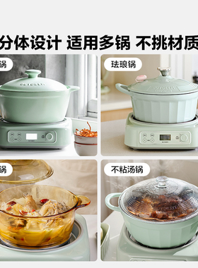 【补贴20%】北鼎多功能电炖锅家用慢炖陶瓷锅可预约保温养生煲汤