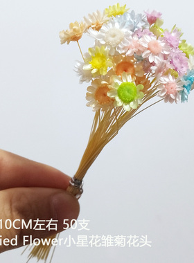 浅色系小星花干花包大花头戒指花