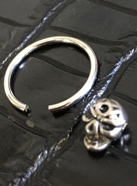 视觉系骷髅头环女进口私处穿刺